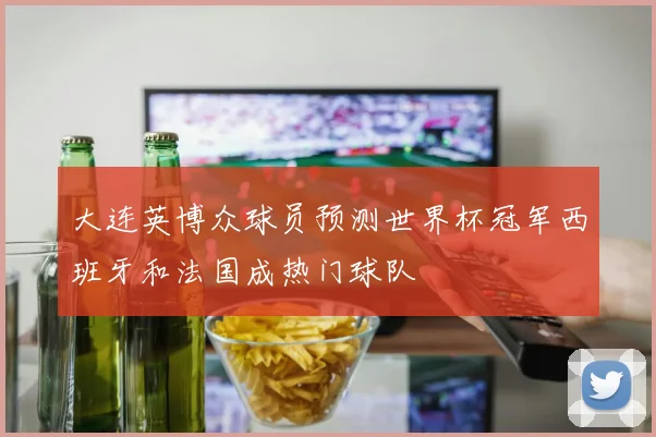 大连英博众球员预测世界杯冠军西班牙和法国成热门球队